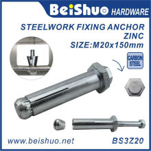 M20X33X150mm Grade 8.8 Zinc Coated Expansion Anchor Bolt